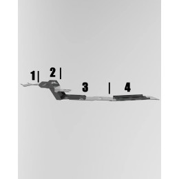 Мощная 4-х секционная защита низа Toyota Land Cruiser Prado 120 / 4Runner 215 / Lexus gx 470 