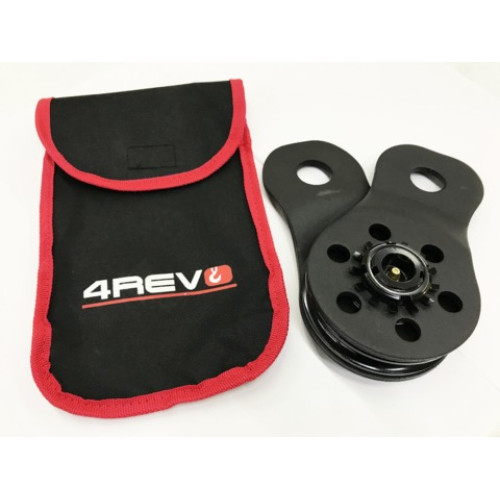 Блок усиления (полиспаст) 10т. с тавотницей (черный)