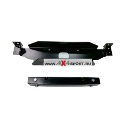 Площадка под лебедку в штатный бампер SsangYong Kyron с бензиновым двигателем