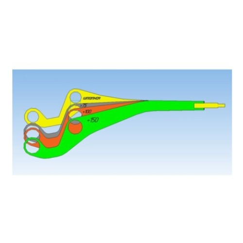 Продольные рычаги передней подвески Toyota Land Cruiser 76, 80, 105  лифт 2 дюйма +10мм вынос вперед
