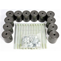 Комплект бодилифт (лифт кузова) УАЗ Хантер (50 мм) капролон 12шт.