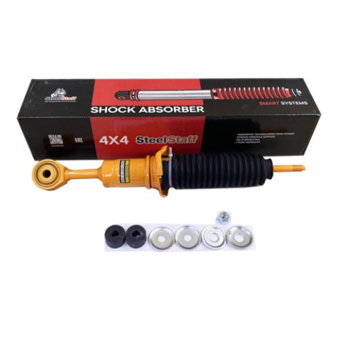 Амортизатор SteelStaff передний Toyota Land Cruiser 200 2007- (штатный и лифт 50) Foam Cell 0-50мм 