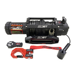 Лебедка автомобильная 4REVO JET 10000s 12В скоростная/ влагозащищенная (Синтетический трос)