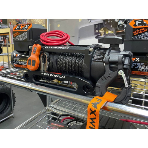 Лебедка автомобильная FOX WINCH 12000s 12V (синтетический трос)