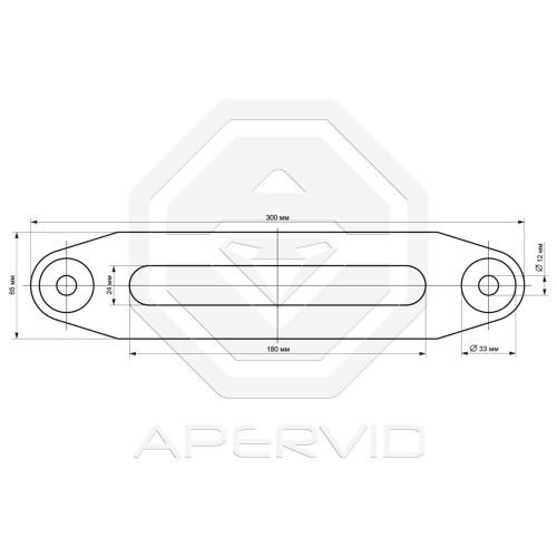 Клюз алюминиевый под синтетический трос для лебедок 8000-12000 lbs