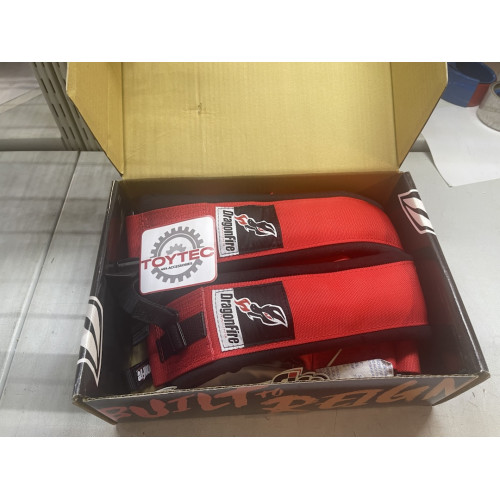 Dragonfire 4-х точечные ремни безопасности (грязевые)  3" красные- Оригинал! 