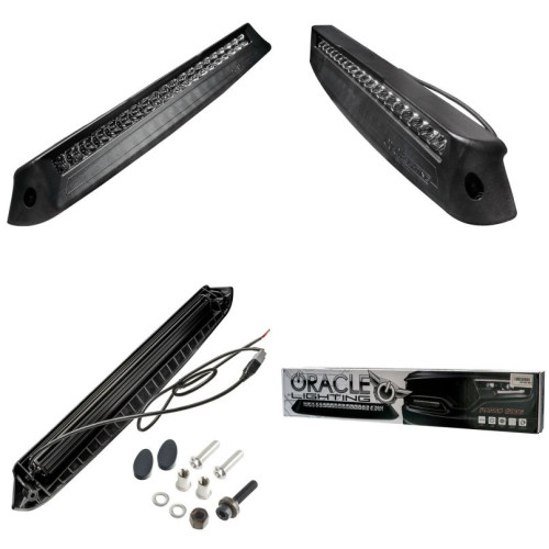 Светодиодная панель 100W для установки в бампер RAM REBEL/TRX 2019-2024 (белый свет) 