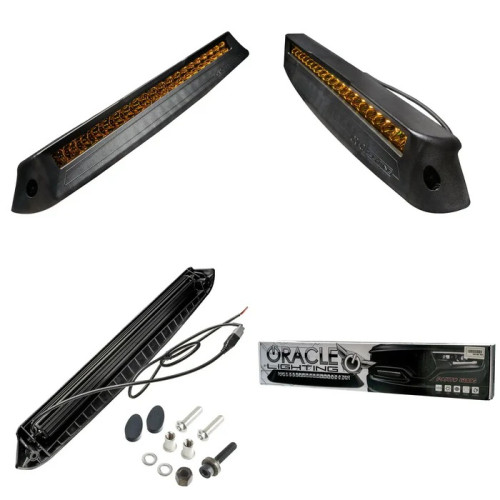 Светодиодная панель 100W для установки в бампер RAM REBEL/TRX 2019-2024 (янтарный цвет) противотуманный модуль