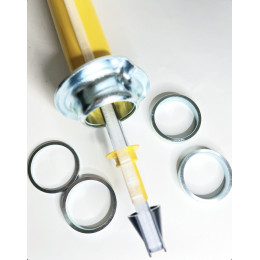 Амортизатор передний  лифт 2-3" для  Toyota Tundra II 2007-2021 г.в с регулировкой жесткости (газ-масло) диапазон регулировки жесткости 30%