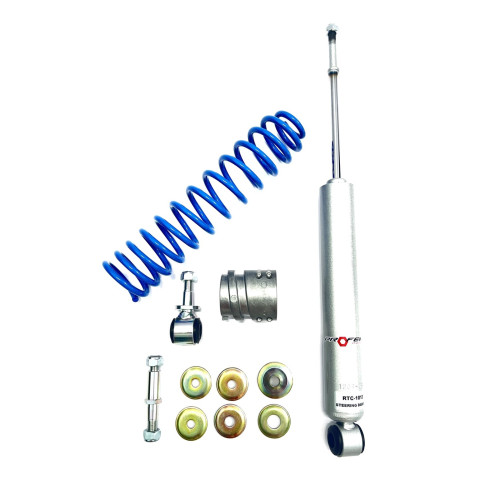 Демпфер рулевой Profender 4х4 с возвратной пружиной для  Nissan Patrol Y61 2000+  (ухо-ухо)