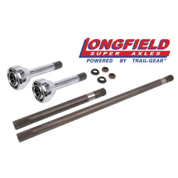 Комплект усиленных полуосей, ШРУСов (канальные), внутренних шестерен хаба для Toyota LC 70-74,77,78 PRADO, сталь 4340 хромолибден (+102 процента)