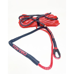 Усиленный заплетенный трос для лебедки синтетический диаметр 10 мм длина 26 метров 