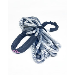 Усиленный заплетенный удлинитель для лебедки синтетический диаметр 10 мм длина 20 метров