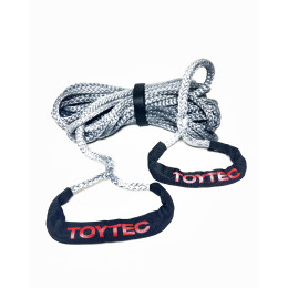 Усиленный заплетенный удлинитель для лебедки синтетический диаметр 10 мм длина 20 метров