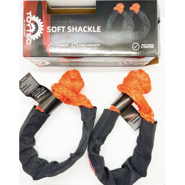 Софт шакл TOYTEC (2 шт) максимальная разрывная нагрузка 24000 кг, D12мм  в защитном рукаве