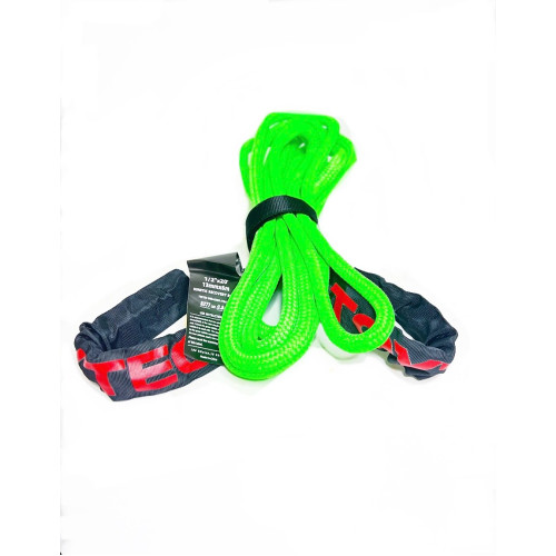 Кинетический трос TOYTEC (динамическая стропа, кинетическая веревка) 6 метров 13мм (1/2 дюйм) рабочая нагрузка 3800 кг растяжение 30%