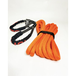 Кинетический трос TOYTEC (динамическая стропа, кинетическая веревка) 9 метров 19мм (3/4 дюйм) рабочая нагрузка 8300 растяжение 30%