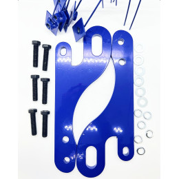 Комплект передних усиленных буксировочных проушин (2 шт.) для Toyota Prado 150/120, Lexus GX460/GX470,FJ Cruiser, 4runner 2003+