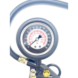 Пистолет для подкачки колёс с манометром залитым глицерином от 0 до 16 Bar 