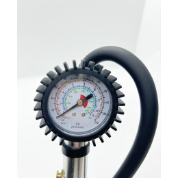 Пистолет для подкачки колес стрелочный с плоским курком и с кнопкой стравливания, ЕВРО разъем под шланг