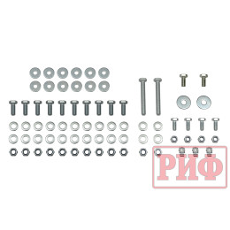 Фаркоп РИФ передний (переходник) для съёмной лебедки в штатный бампер Toyota Fortuner 2015+