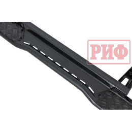 Пороги РИФ силовые Toyota Land Cruiser Prado 150 (чёрные)
