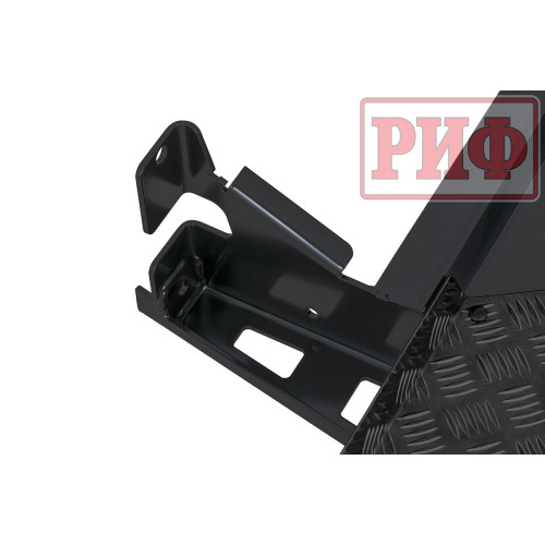 Пороги РИФ силовые Toyota Land Cruiser Prado 150 (чёрные)