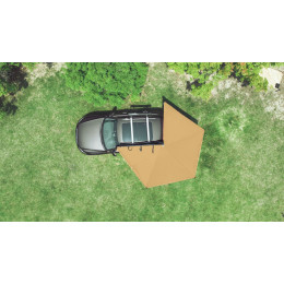 Маркиза автомобильная РИФ веерная, безопорная 2,5х2,5 м (левая)