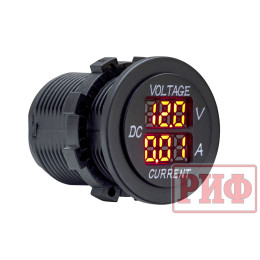 Вольтметр/амперметр РИФ 12В