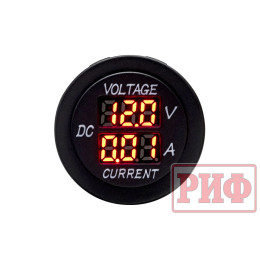 Вольтметр/амперметр РИФ 12В