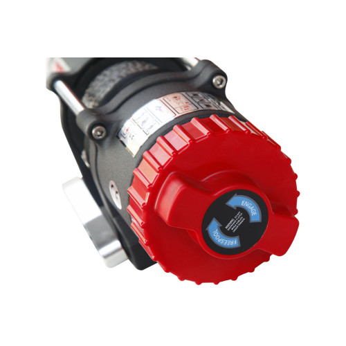 Лебёдка электрическая 12V Runva 3500A lbs 1588 кг (синтетический трос)