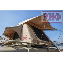 Палатка на крышу автомобиля РИФ Soft RT02-120, тент песочный