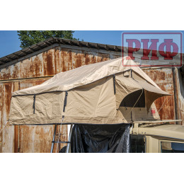 Палатка на крышу автомобиля РИФ Soft RT02-120, тент песочный