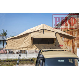 Палатка на крышу автомобиля РИФ Soft RT02-120, тент песочный
