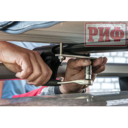 Палатка на крышу автомобиля РИФ Soft RT02-120, тент песочный