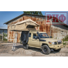 Палатка на крышу автомобиля РИФ Soft RT02-120, тент песочный