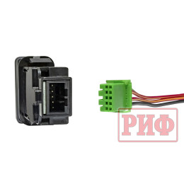 Кнопка ВКЛ/ВЫКЛ, белый, FRONT DIFF LOCK TOYOTA 40x20