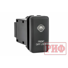 Кнопка ВКЛ/ВЫКЛ, белый, FRONT DIFF LOCK TOYOTA 40x20