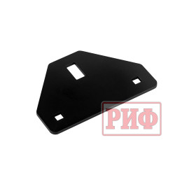 Багажник экспедиционный (платформа) алюминиевый РИФ 1200x2080 мм для Toyota Land Cruiser 200 (с крепежом)