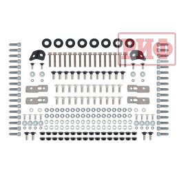 Багажник экспедиционный (платформа) алюминиевый РИФ 1200x2080 мм для Toyota Land Cruiser 200 (с крепежом)