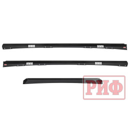 Багажник экспедиционный (платформа) алюминиевый РИФ 1200x2080 мм для Toyota Land Cruiser 200 (с крепежом)