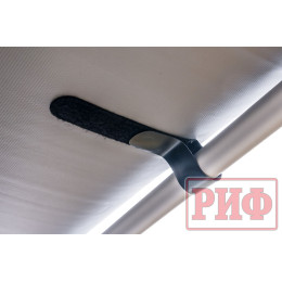 Маркиза автомобильная РИФ 2,5х2,5 м полуавтомат (винил) темно-серая
