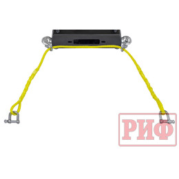 Лебёдка переносная РИФ 6000S c площадкой и проводами (стальной трос)