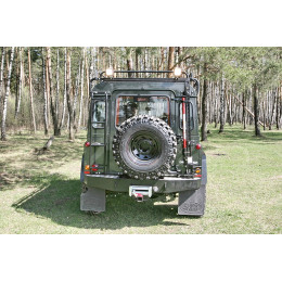 Бампер РИФ силовой задний Land Rover Defender под лебедку