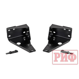 Бампер РИФ силовой задний УАЗ Буханка с фонарями, калиткой, возможностью установки фаркопа, лифт 65 мм