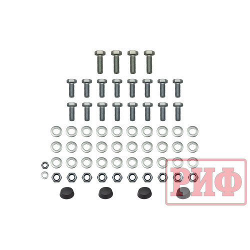 Бампер РИФ силовой задний УАЗ Буханка с фонарями, калиткой, возможностью установки фаркопа, лифт 65 мм