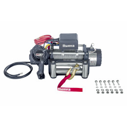 Лебёдка автомобильная электрическая 12V Runva  9500 lbs 4350 кг EWX9500S