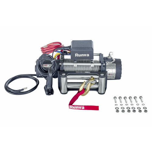 Лебёдка автомобильная электрическая 12V Runva  9500 lbs 4350 кг EWX9500S