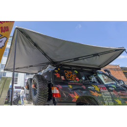 Маркиза автомобильная РИФ веерная, безопорная 2,3х2 м (правая)