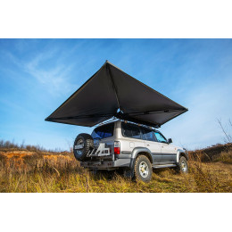 Маркиза автомобильная РИФ веерная, безопорная 2,3х2 м (правая)